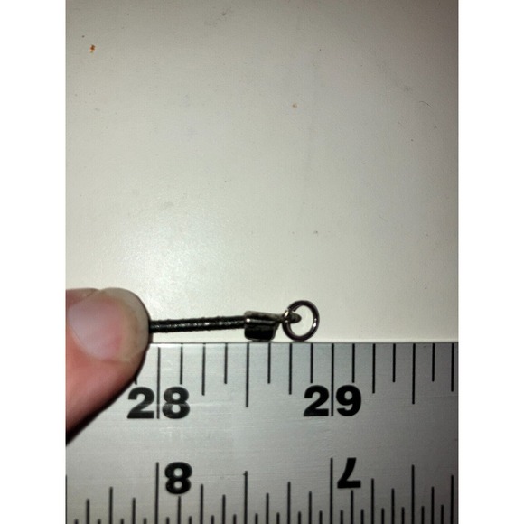 Artisan Aztec Style Metal Pendant Dangles Bolo Tie Tube on a Leather Cord! - Picture 11 of 11